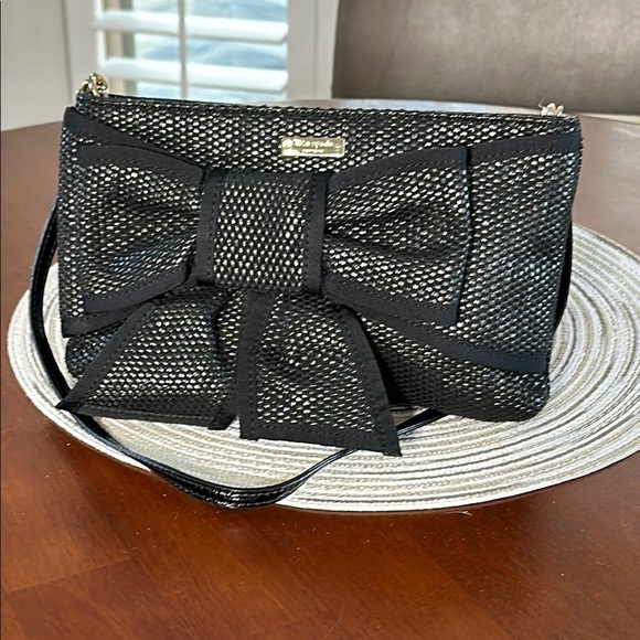 kate spade Handbags - Kate Spade Black Bow Crossbody Bag